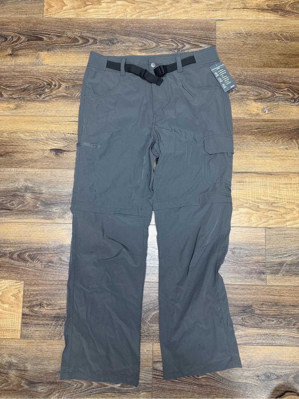 Men's Gray Convertible Cargo Pants s/30 length